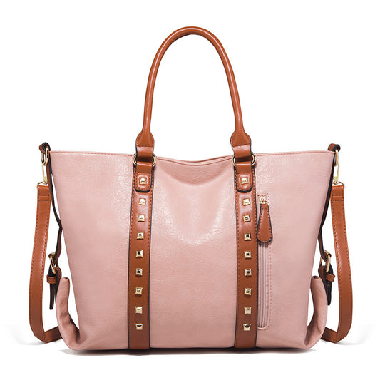 Large Leather Shoulder Bag For Ladies