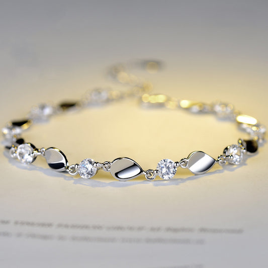 Sterling Silver Teardrop Bracelet