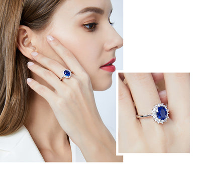 Bague Bleu Royal 