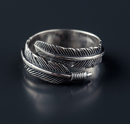 Antique Feather Ring