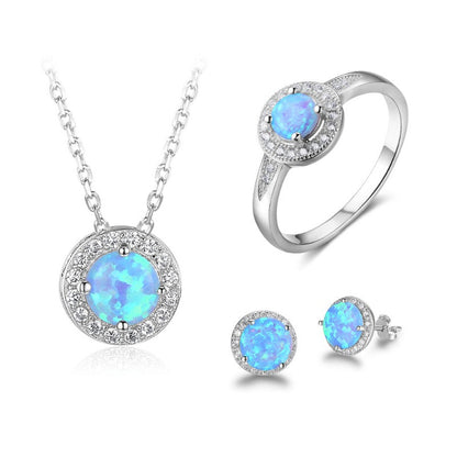 Sky Blue Jewelry Set