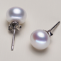 Simple Freshwater Pearl Earrings