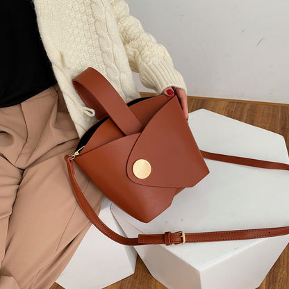 Unusually Solid Color Shoulder Bag