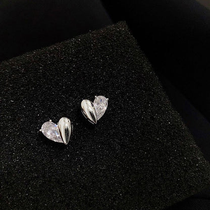 Pendientes en forma de corazón