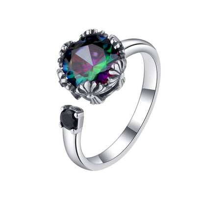 Bague couronne de fleurs