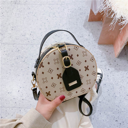 Crossbody Bag Portable Round Bag