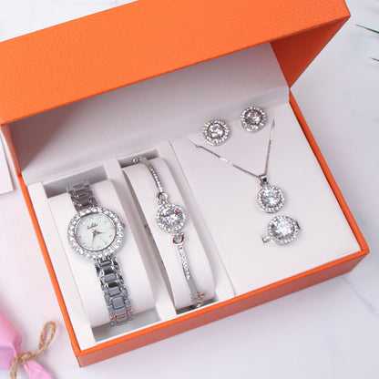 Conjunto de reloj de cuarzo para mujer