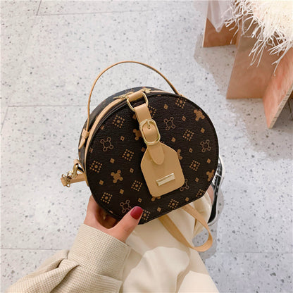 Crossbody Bag Portable Round Bag