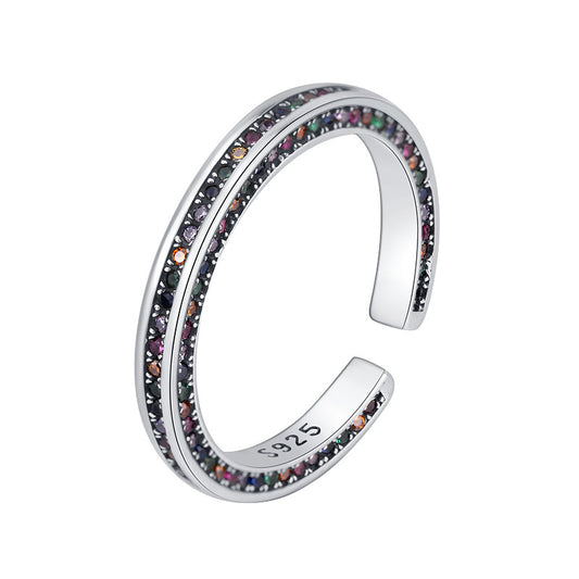 Rainbow Sparkling Ring