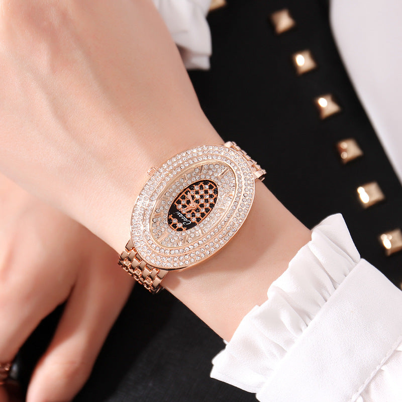 Set-Oval Diamond Watches