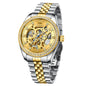 Montre homme en acier diamant